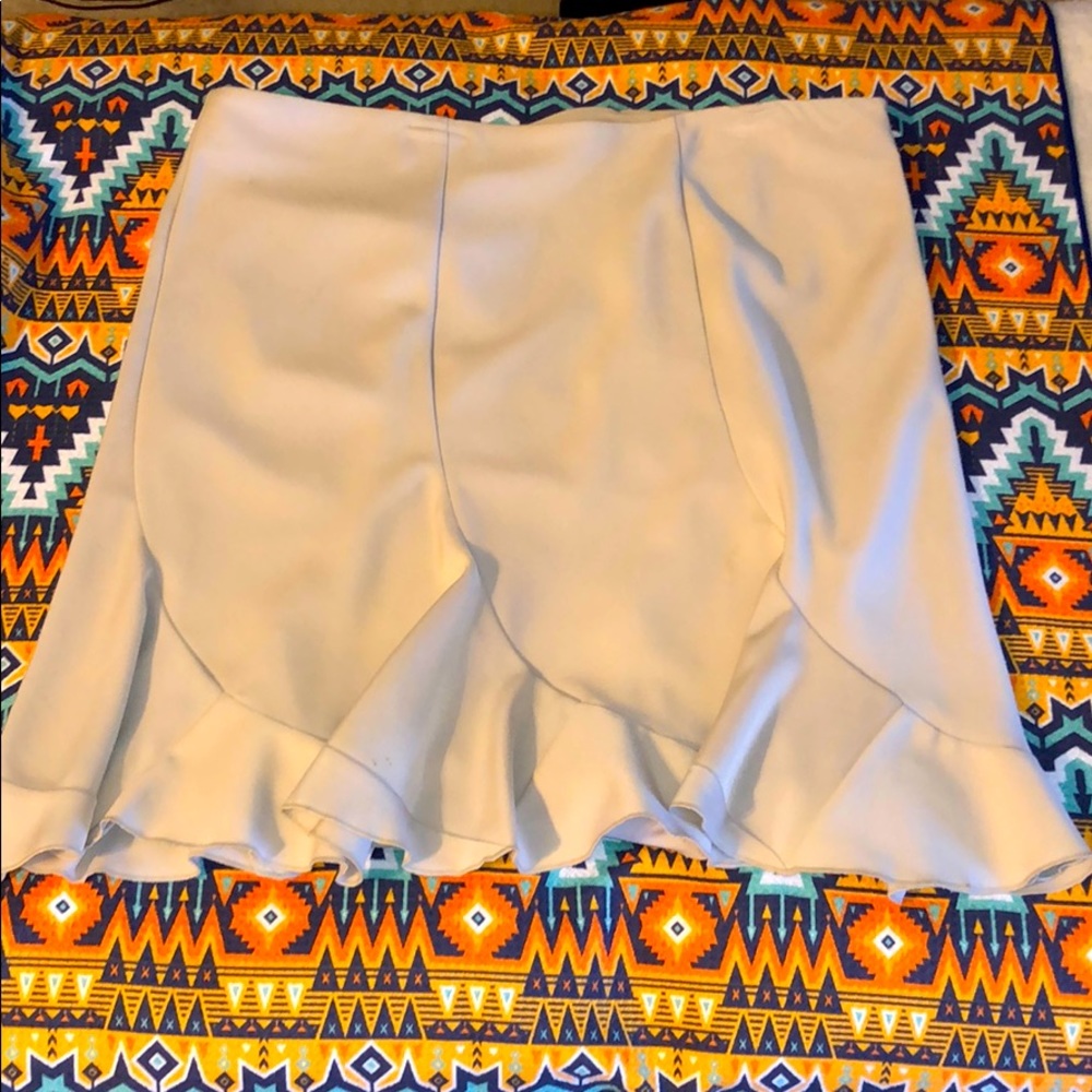 Cream colored Trumpet  skirt 14